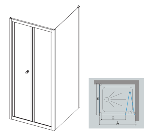bi fold door with side panel