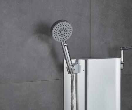 Adjustable shower equipment for elderly